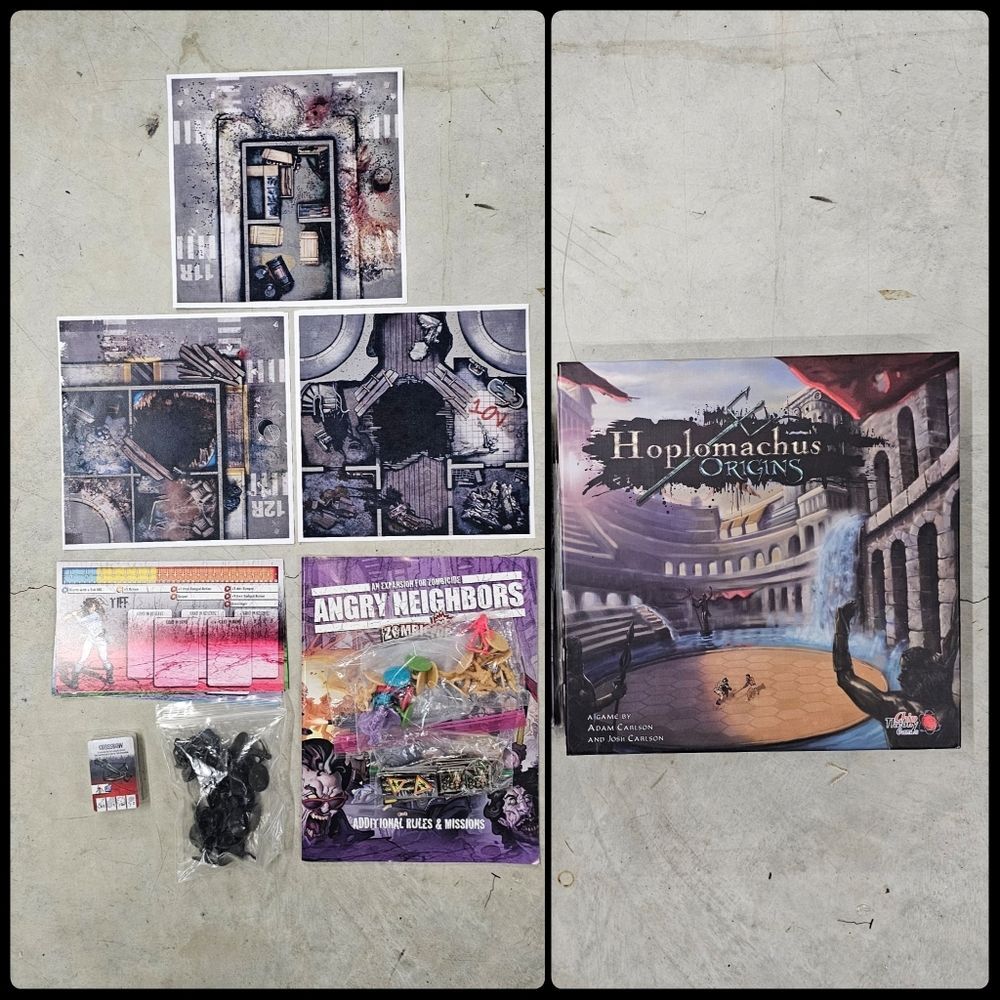 Zombicide: Angry Neighbors Expansion (READ!) + Hoplomachus Origins